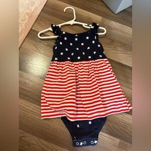 Carter’s Patriotic Baby Dress with Stars and Stripes